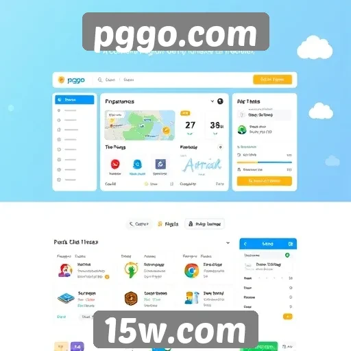 Interface do usuário do pggo.com é otimizada